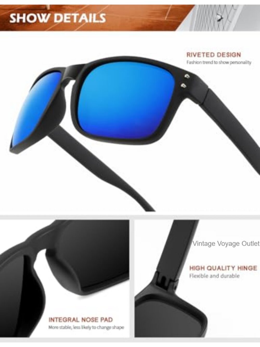 Polarized Sunglasses for Men Women UV Protection Fishing Driving - Picture 3 of 6